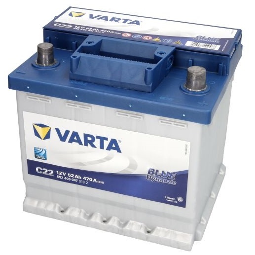 Baterie Varta Blue Dynamic C22 52Ah 470A 12V 5524000473132